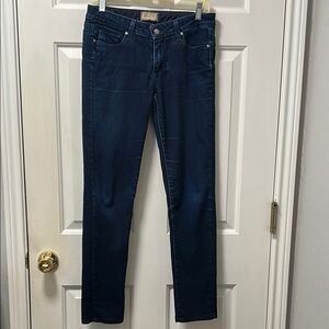 Paige Peg Skinny 012 023906 Dark  Blue Jeans Size 28